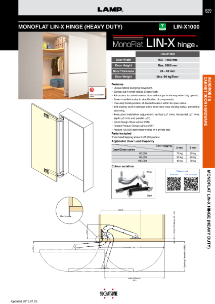 LIN-X 1000 Product Catalog