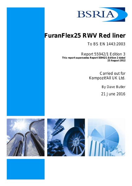 BSRIA Report for FuranFlex-25 RWV