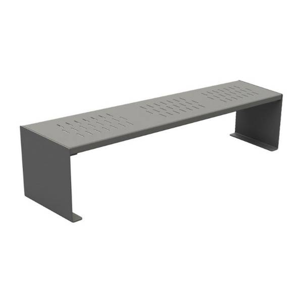 KUBE bench all steel - Street furniture