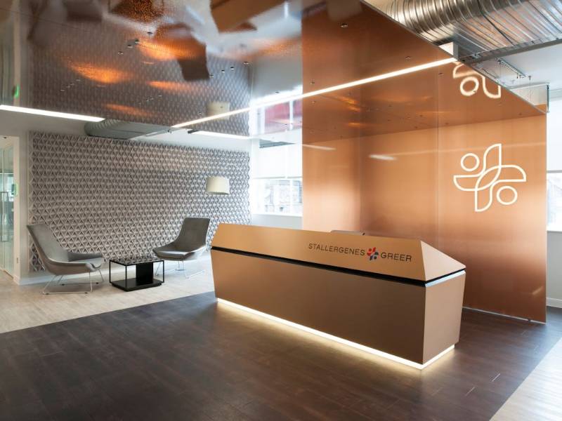 Expona SimpLay helps create high design office for Stallergenes Greer