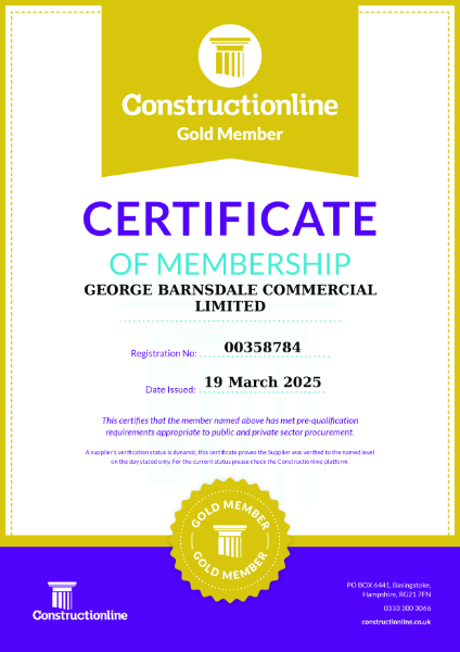 Constructionline Gold Member