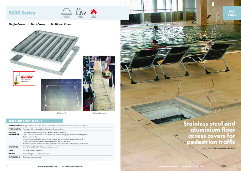 5000 Series Light-Duty Floor Access Cover