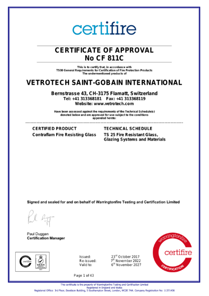 Contraflam Certifire CF811C