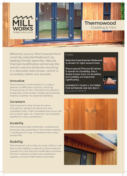 Thermowood (Redwood) Cladding Brouchure