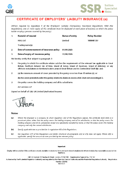 Employers Liability Insurance