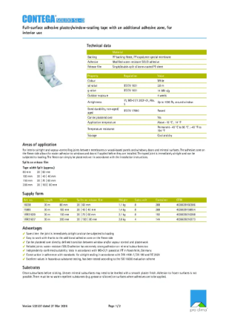 Contega Solido SL-D Technical Datasheet