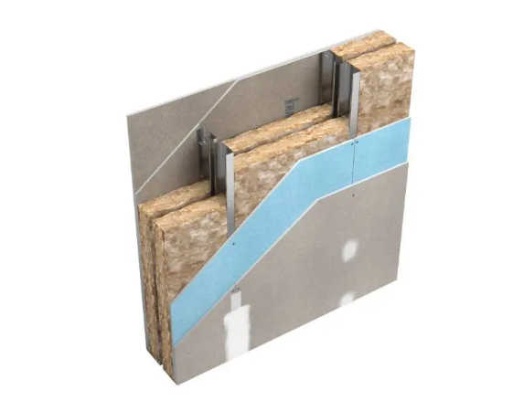 Knauf Isolator - Twin Frame Partitions - Hybrid:EN-IC-70-055-6-1x15-SSP-1x15-PP-2x25(229/60)