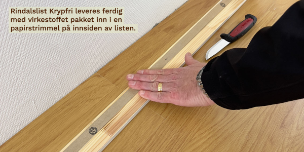 Beskytt eiendommen med Rindalslist Krypfri