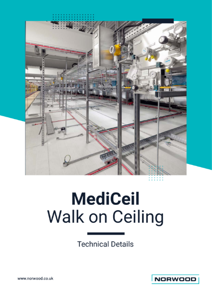 MediCeil Walk On Ceiling Technical Drawings