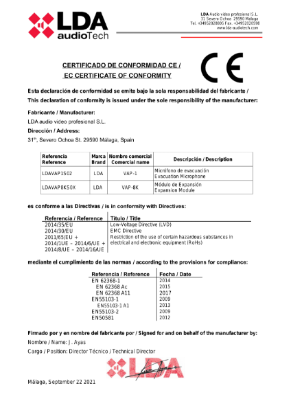 VAP1-CE