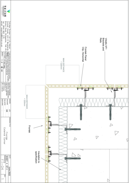 Frontek - External Corner Drawings