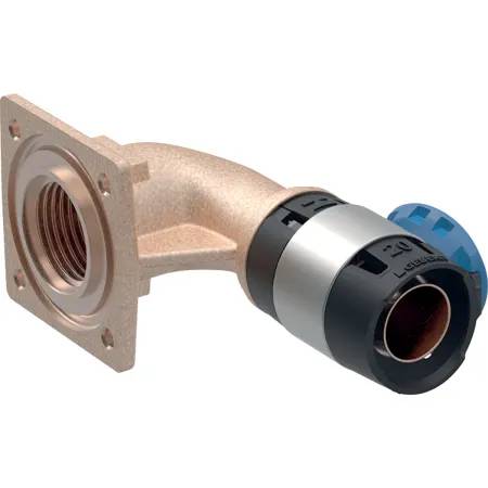 Geberit Flowfit Elbow Tap Connector 90° For Concealed Cistern