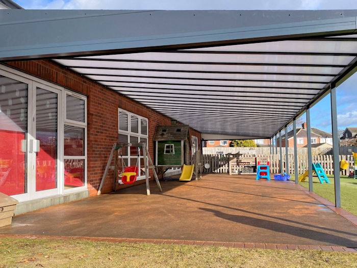 Tiptoes Nursery - Coniston wall mounted canopy