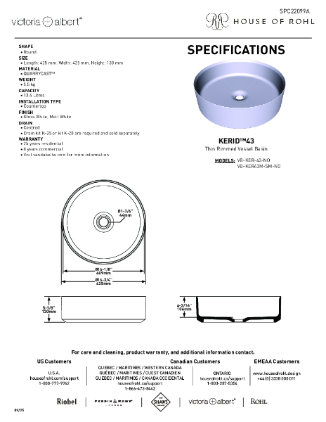 Kerid 43 Basin Datasheet