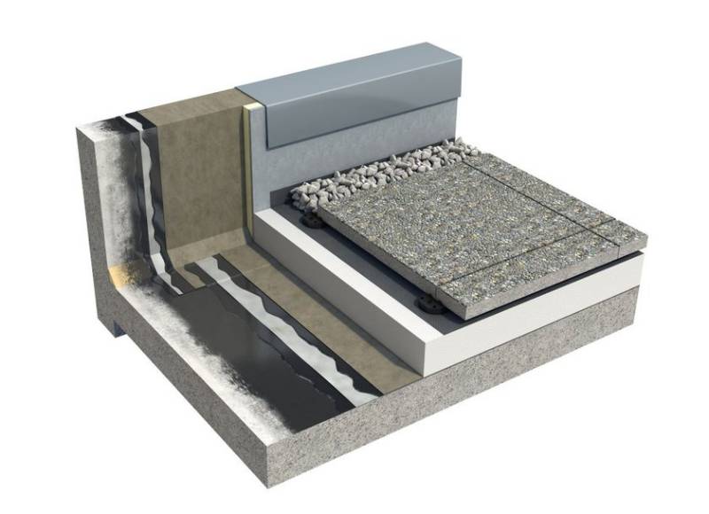 Parabit Duo Concrete Paving/Gravel Ballast - Roof covering system