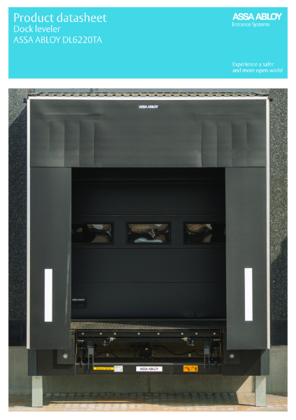 ASSA ABLOY DL6220TA Dock Leveller Product Datasheet