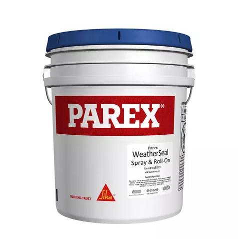  PAREX® WeatherSeal Spray and Roll-On  - Water‑resistive Membrane and Air‑barrier
