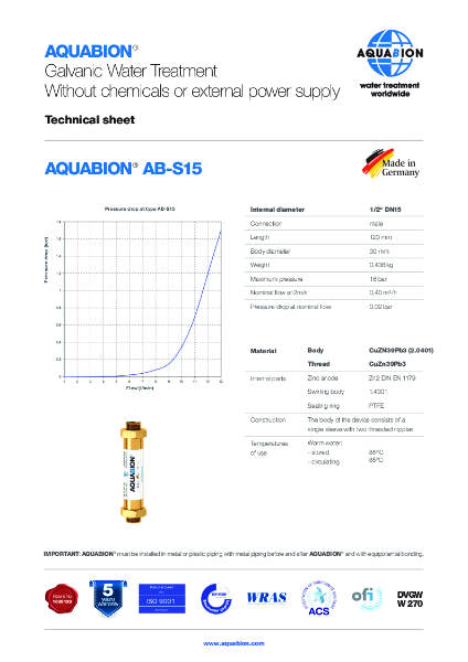 AQUABION® AB-S15