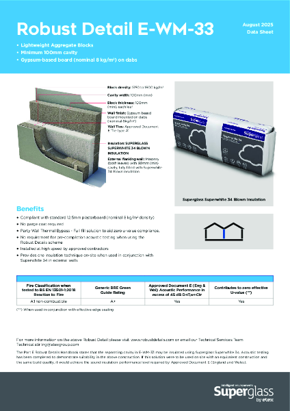 Masonry Party Wall Robust Details Solutions