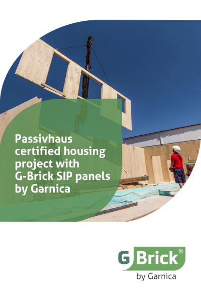 Garnica Plywood: Passivhaus certified housing project with G-Brick SIP panels