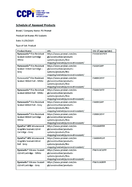 CCPI Product