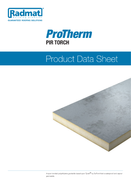 ProTherm PIR TORCH Product Data Sheet