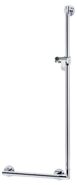 Angled Grab Bar - Shower Slide Rail with Bracket - PLAN CARE  - Grab bar