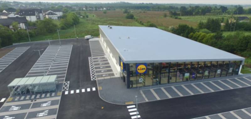 Lidl Youghal Co Cork | SMET Bauprotec Render System | NRS Construction