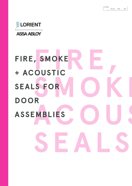 Fire , Smoke and Acoustic Seals for doors brochure