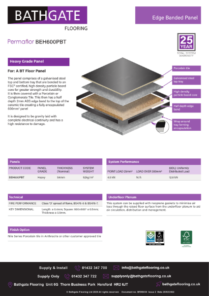 BEH600PBT Datasheet