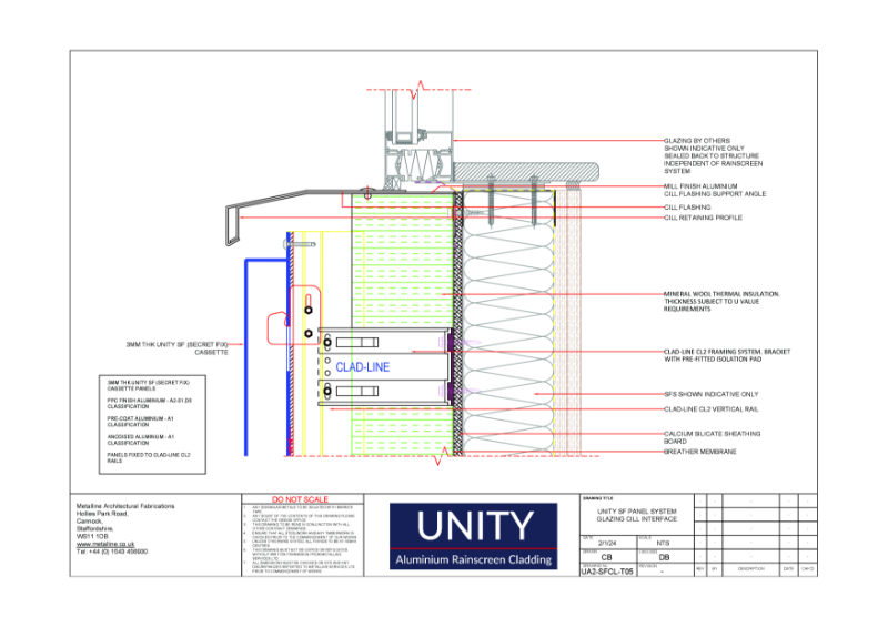 Unity A1 SF-05 Technical Drawing