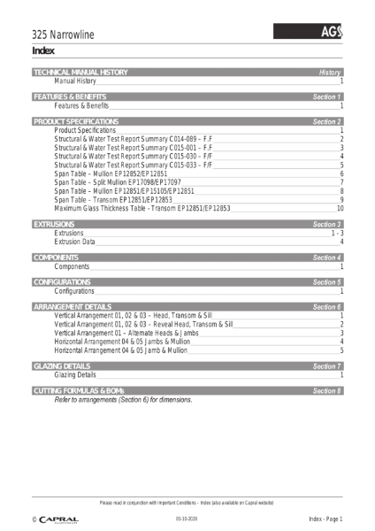 Technical-Manual_AGS-325Narrowline_Capral_2020_10_01