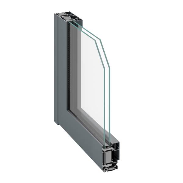 AluK 77ID Fully Rebated Door System - Aluminium Door