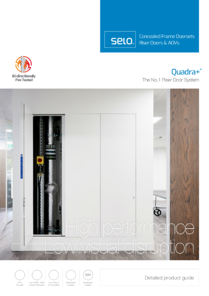 Concealed Metal Riser Doors - Quadra+ Brochure