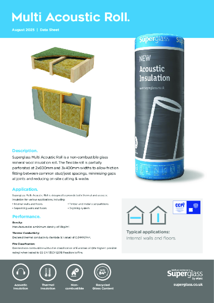 Superglass Multi Acoustic Roll - Datasheet