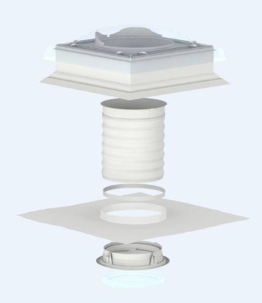 TCF Flat Roof Sun Tunnel, Flexible Tube