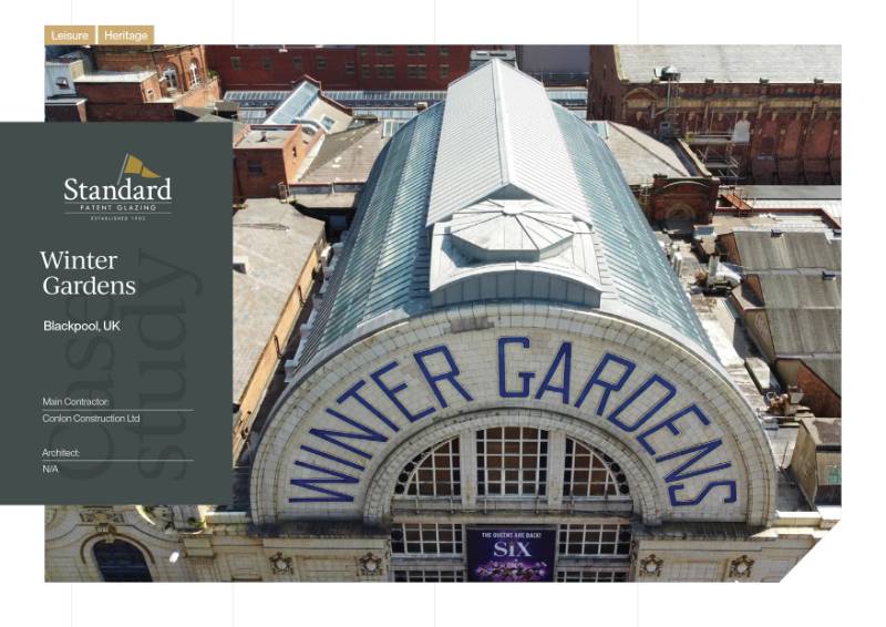 Heritage Glazing System Replacement at the Spanish Hall, Winter Gardens, Blackpool