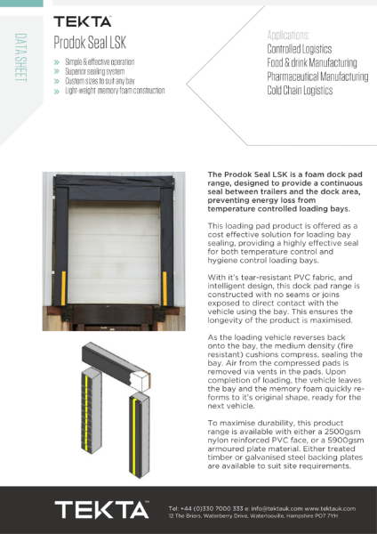 Prodok Seal LSK Datasheet