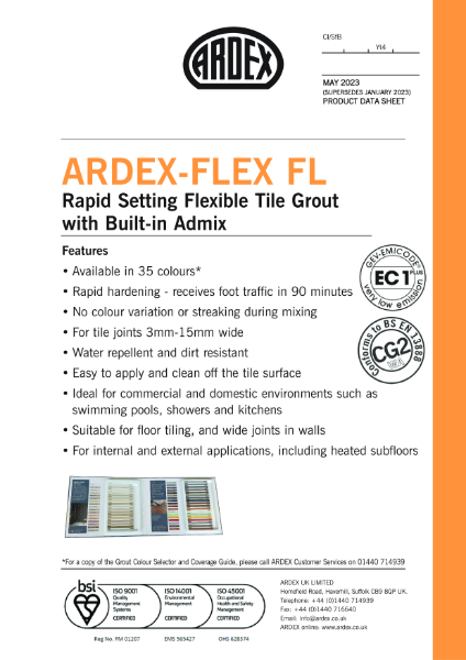 ARDEX FLEX FL Datasheet