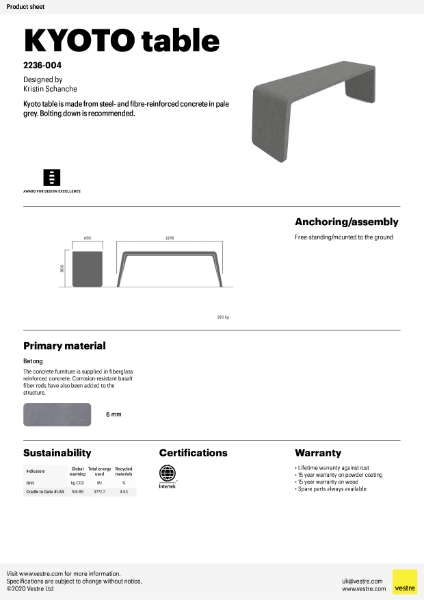 Product-sheet-2236-004 Kyoto table