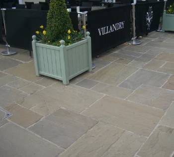 Raj Green Hand Cut Sandstone Paving