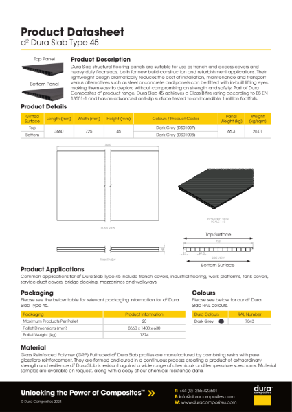 d² Dura Slab Type 45