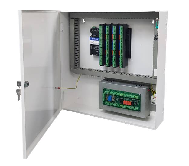 Advance Enclosure 8A PSU 8 x Fire Relays  - Power Supply Unit and Enclosure  