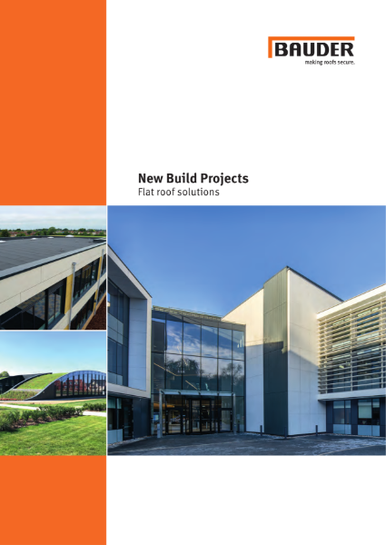New Build Flat Roof Solutions - Bauder brochure