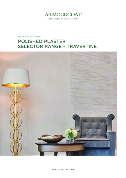 Armourcoat Polished Plaster Travertine - Technical Document