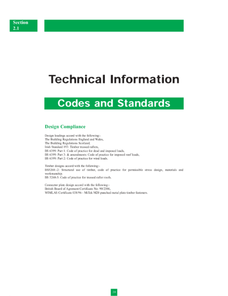 09 Technical Information on Roof Trusses