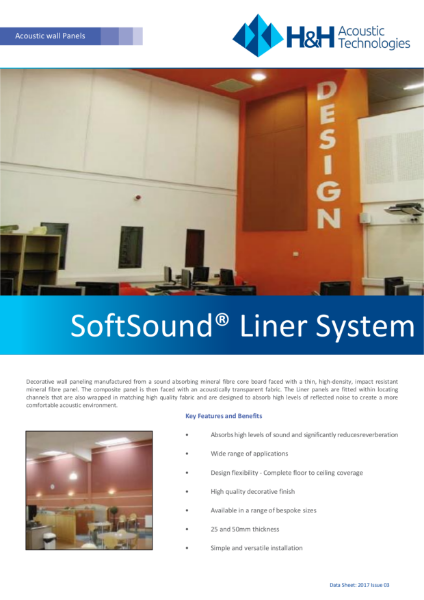 Acoustic Softsound Liner system