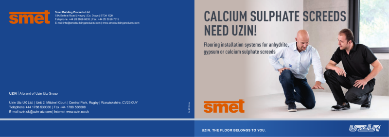 SMET | UZIN CA Screed Flooring Installations Brochure