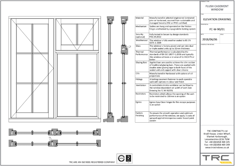 Flush Casement Windows