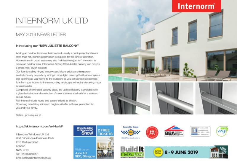 Internorm Newsletter May 2019